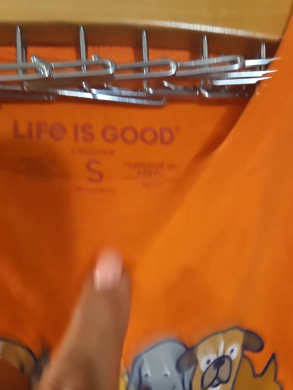 Life Is Good bright orange